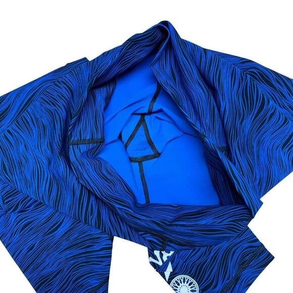 Lululemon x SoulCycle High Times Pant leggings in Life Lines Cerulean Size 12 - Picture 12 of 16